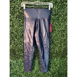 Carbon38 Shiny Dark Navy Leggings